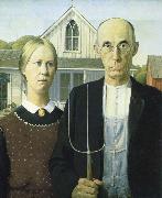 Grant Wood American Gothic France oil painting reproduction